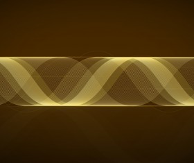 Scroll wavy abstract background vector 04