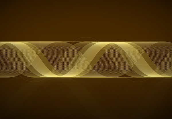 Scroll wavy abstract background vector 04
