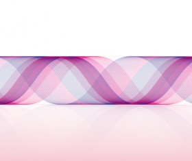 Scroll wavy abstract background vector 11