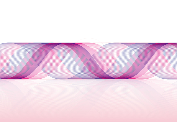 Scroll wavy abstract background vector 11