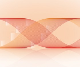 Scroll wavy abstract background vector 15
