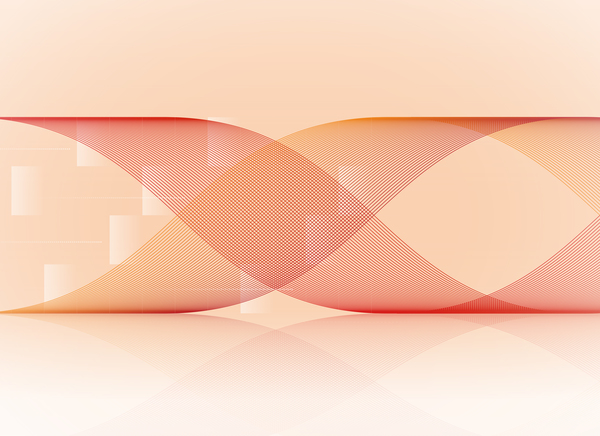 Scroll wavy abstract background vector 15