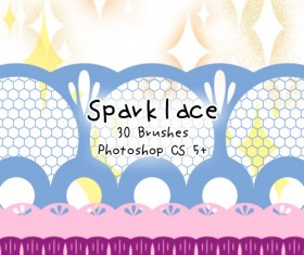 Spark lace photoshop brushes