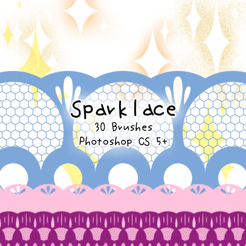 Spark lace photoshop brushes