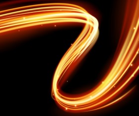 Spark wavy lines abstract vector 01