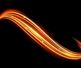 Spark wavy lines abstract vector 03