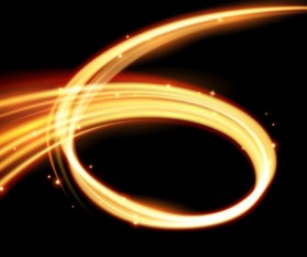 Spark wavy lines abstract vector 04