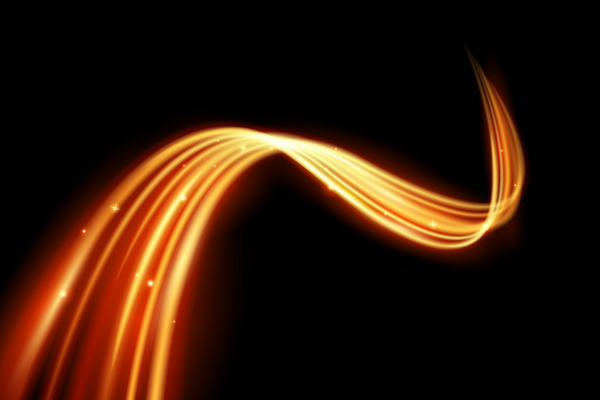 Spark wavy lines abstract vector 07