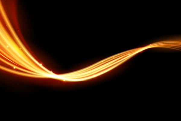 Spark wavy lines abstract vector 10
