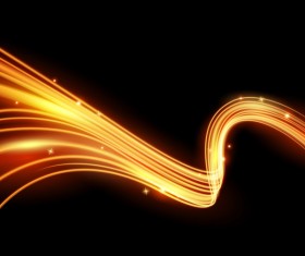 Spark wavy lines abstract vector 15