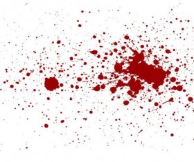 Splashing blood effect vector background 02