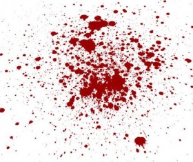 Splashing blood effect vector background 03