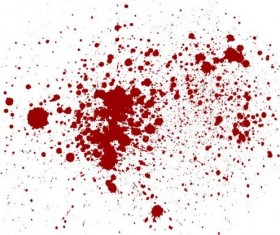 Splashing blood effect vector background 04