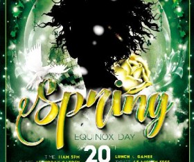 Spring Flyer PSD Template