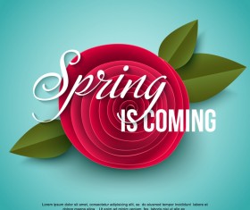 Spring flower beautiful background vector 04