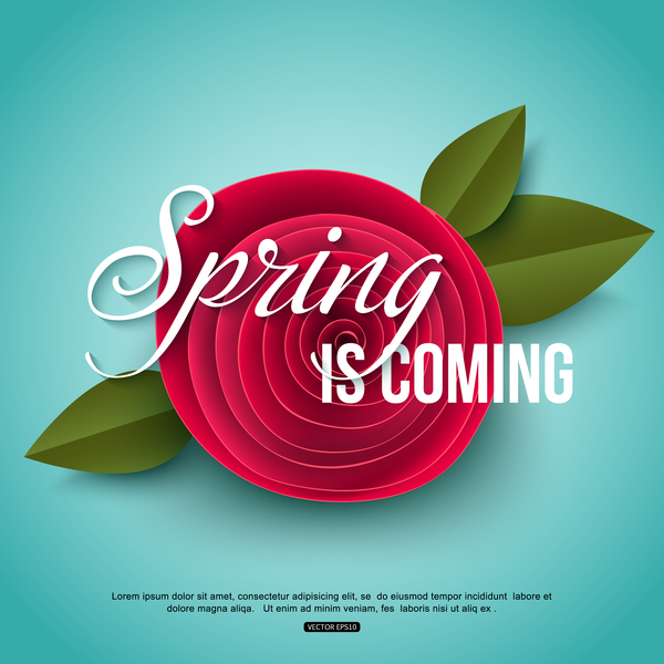 Spring flower beautiful background vector 04