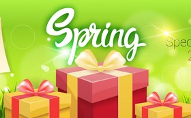 Spring special offer banners vector 04