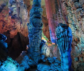 Stalactites Stock Photo
