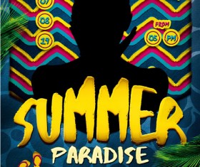 Summer Paradise Flyer Psd Template
