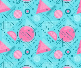 Symbol and abstract seamless pattern vector 07