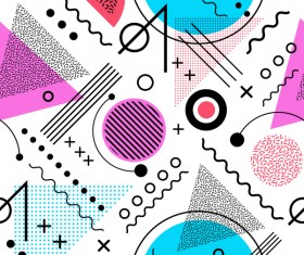 Symbol and abstract seamless pattern vector 10