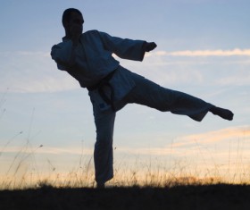 Taekwondo training Stock Photo 01