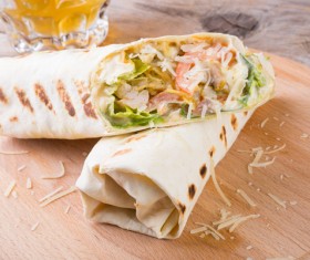 Tasty Burritos Stock Photo 01