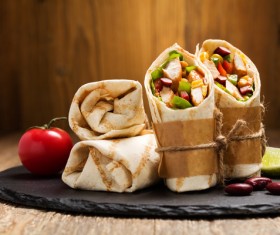 Tasty Burritos Stock Photo 02
