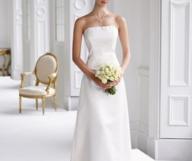 Temperament female wedding HD picture