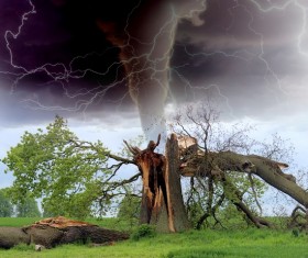 Tornado hazards Stock Photo 01