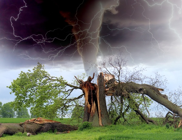 Tornado hazards Stock Photo 01