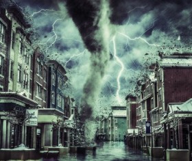 Tornado hazards Stock Photo 03