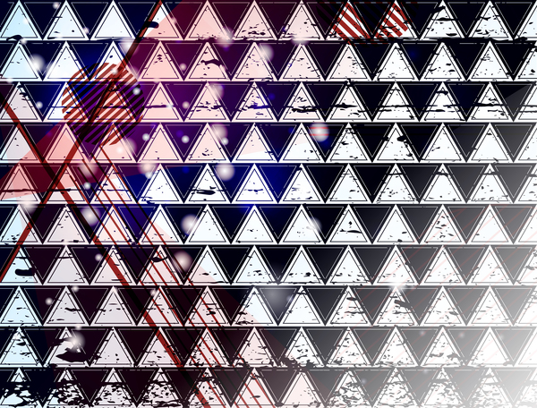Triangle pattern background vectors 01