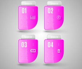 U disk purples infographic vector