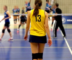 Volleyball Match Stock Photo