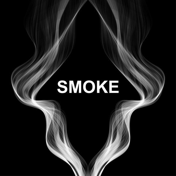 White smoke abstract background vector 04