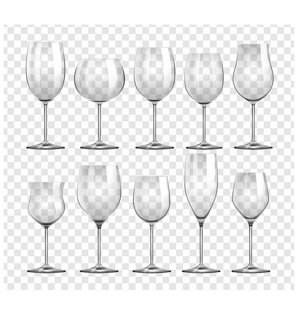 Wine glass illustration vector