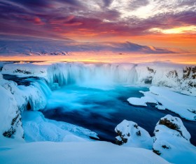 Winter in Iceland Stock Photo