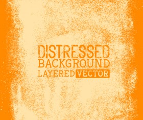 Yellow grunge background layered vector