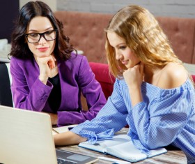 Young men discuss the business Stock Photo 05