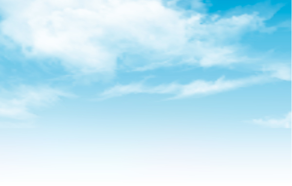 blue sky with clouds vector background