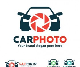 car photo logo design vector