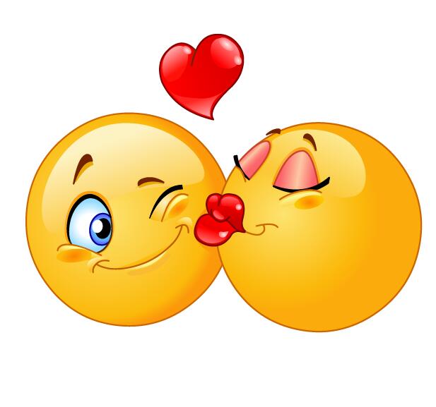 kissing expression icon 02