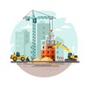 City building construction template vectors 13 free download