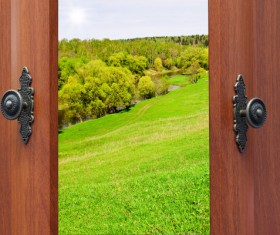 open door backgrounds Stock Photo 10