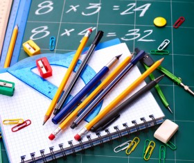 school supplies Stock Photo
