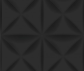 3D black texture pattern seamless vector 03