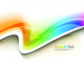 Abstract wavy and lines vector background