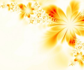 Abstract yellow flower background Stock Photo 02
