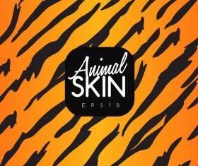 Animal skin seamless pattern vector material 04